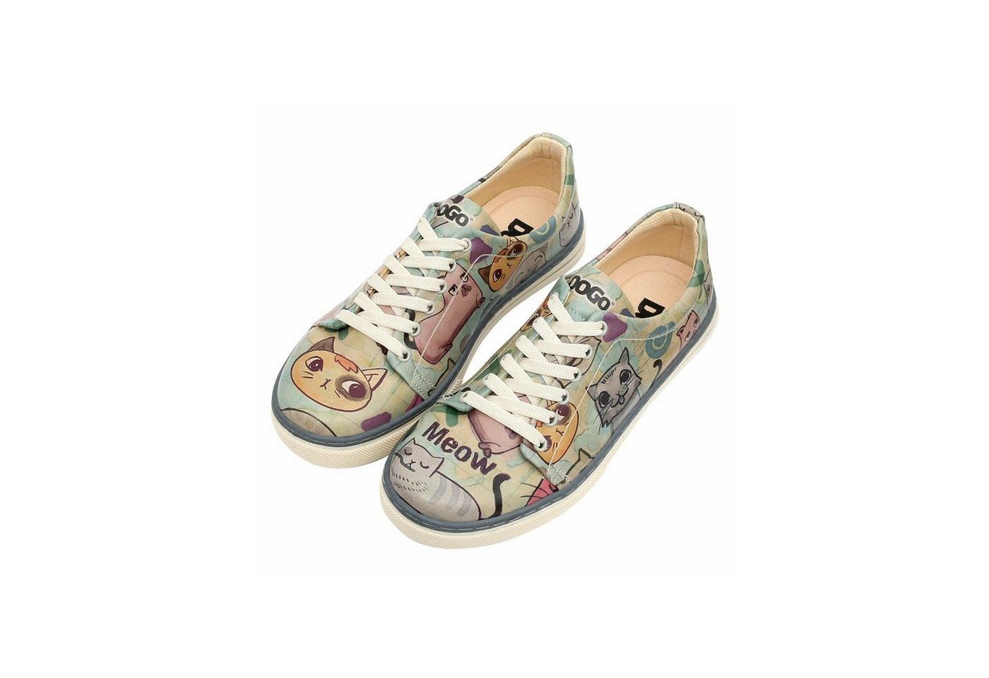 DOGO Damen Sneaker Cats Of The World Vegan Damen Sneaker / Female Sneaker Vegan DOGO Damen Sneaker Cats Of The World Vegan Damen Sneaker / Female Sneaker Vegan von DOGO