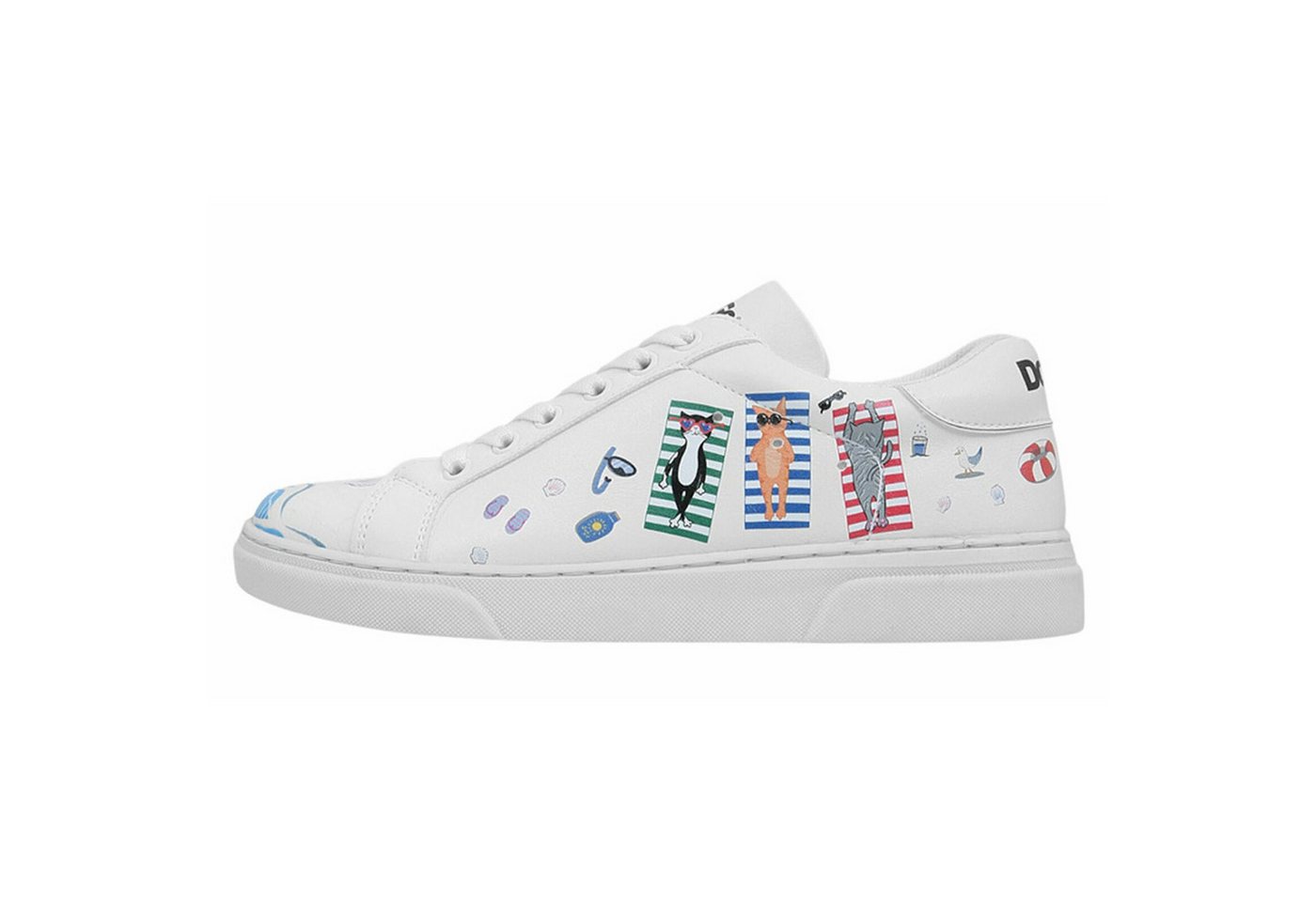 DOGO Damen Ace Sneakers Cats On The Beach Vegan Damen Sneaker / Sneaker Vegan DOGO Damen Ace Sneakers Cats On The Beach Vegan Damen Sneaker / Sneaker Vegan von DOGO