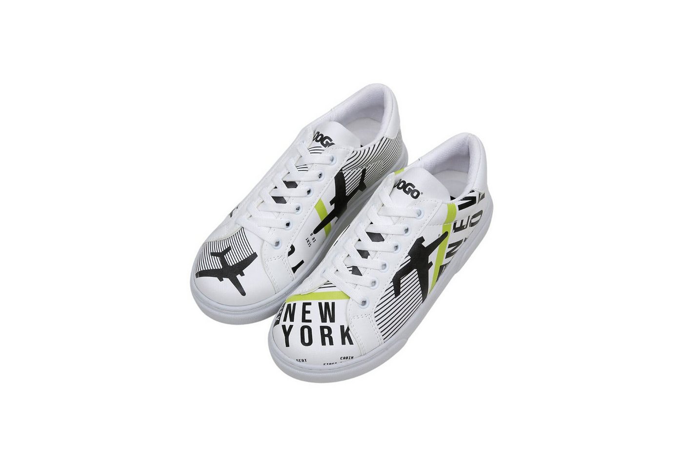DOGO Damen Ace Sneakers New York Ticket Vegan Damen Sneaker / Female Sneaker Vegan DOGO Damen Ace Sneakers New York Ticket Vegan Damen Sneaker / Female Sneaker Vegan von DOGO