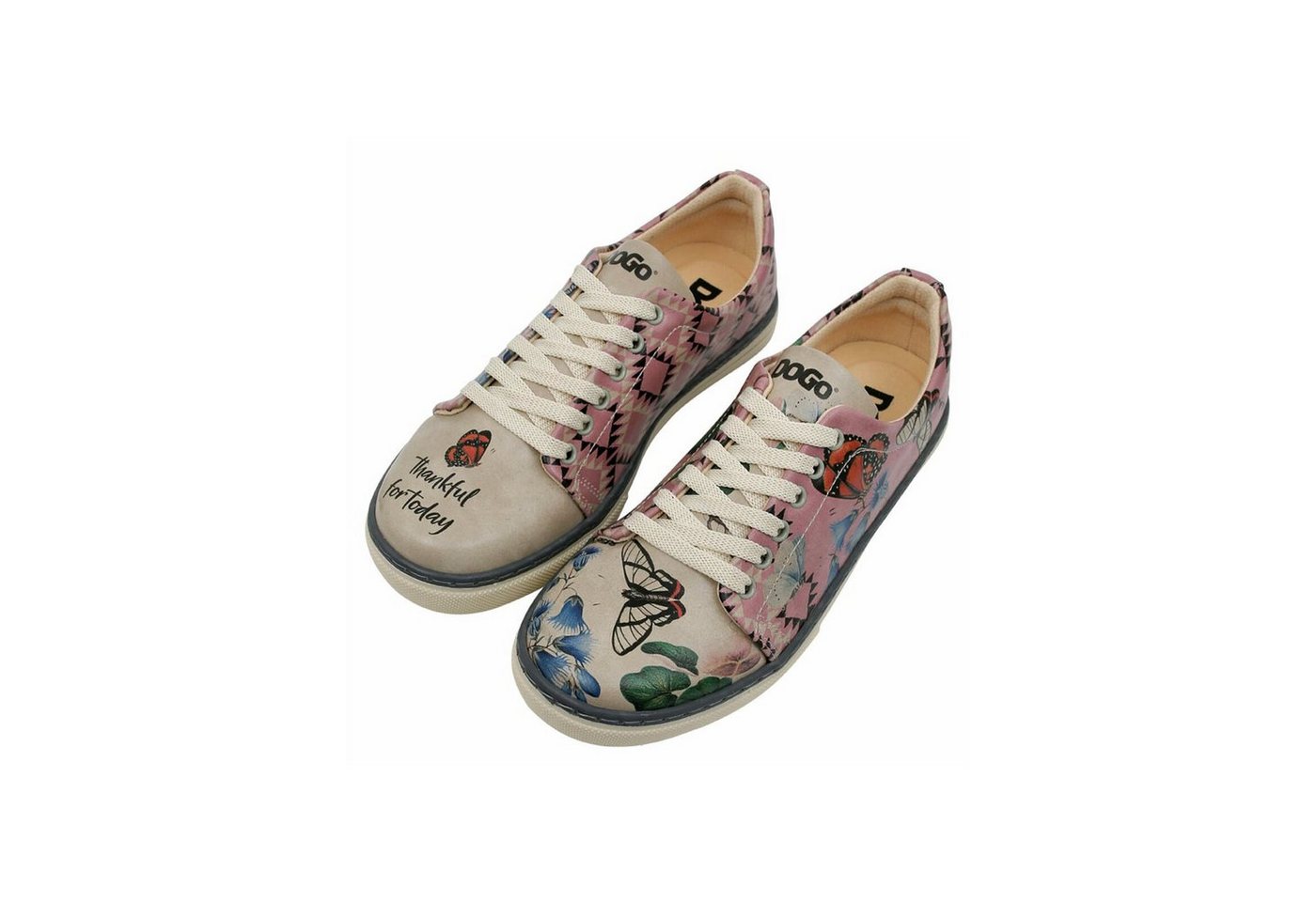 DOGO Damen Sneaker Thankful For Today Vegan Damen Sneaker / Female Sneaker Vegan DOGO Damen Sneaker Thankful For Today Vegan Damen Sneaker / Female Sneaker Vegan von DOGO