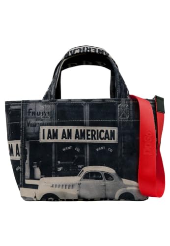 DOGO Vegan Tote Bag für Damen, I Am An American, one size, Zeitgenössisch von DOGO