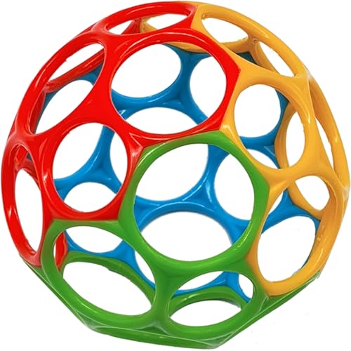 DOHE Educa - Sensorikball für Babys - Leicht und flexibel zu greifen, Neugeborene und Kleinkinder, Durchmesser 9,5 cm, 4 Farben zur visuellen Stimulation, zum Kauen und Spielen, BPA-frei DOHE Educa - Sensorikball für Babys - Leicht und flexibel zu greifen, Neugeborene und Kleinkinder, Durchmesser 9,5 cm, 4 Farben zur visuellen Stimulation, zum Kauen und Spielen, BPA-frei von DOHE