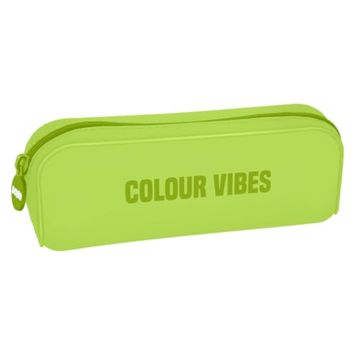 DOHE - Einfaches Silikon-Schlamperetui - 1 Fach mit Reißverschluss, Rechteckige Mehrzwecktasche, Weiches Gefühl, Maße 20x6x8 cm - Colour Vibes DOHE - Einfaches Silikon-Schlamperetui - 1 Fach mit Reißverschluss, Rechteckige Mehrzwecktasche, Weiches Gefühl, Maße 20x6x8 cm - Colour Vibes von DOHE