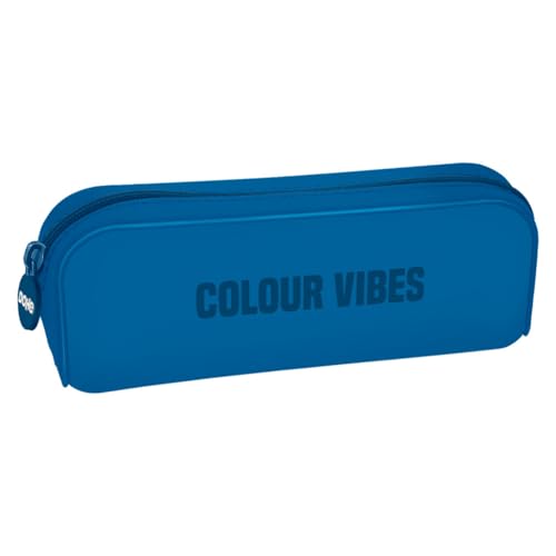 DOHE - Einfaches Silikon-Schlamperetui - 1 Fach mit Reißverschluss, Rechteckige Mehrzwecktasche, Weiches Gefühl, Maße 20x6x8 cm - Colour Vibes DOHE - Einfaches Silikon-Schlamperetui - 1 Fach mit Reißverschluss, Rechteckige Mehrzwecktasche, Weiches Gefühl, Maße 20x6x8 cm - Colour Vibes von DOHE