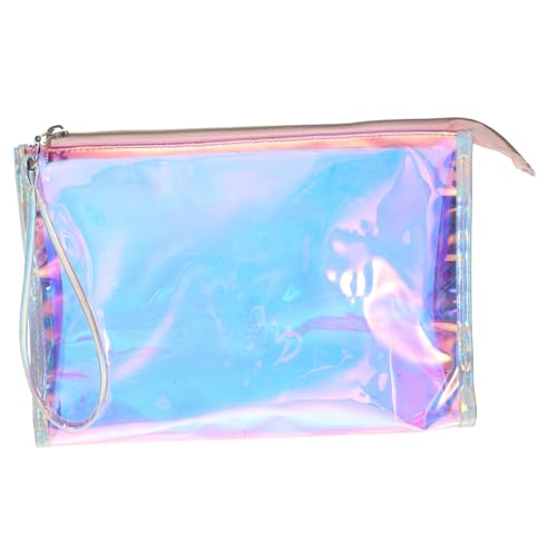 DOITOOL Kulturbeutel TPU-Kosmetiktasche schminktasche Make-up-Taschen durchsichtige Kosmetiktasche holografische Kosmetiktasche transparente Kosmetiktasche wasserdicht von DOITOOL