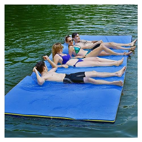 Schwimmmatte, Wasserhängematte, Schwimmende Matte for See - Wassermatte - Schwimmende Matte for See - Schwimmende Wassermatte, schwimmende XPE-Insel(Blue,2.7mx1.3mx3.3cm) von DOKERS