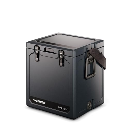 Dometic Cool-Ice WCI 33 - Kühlbox 33L - Thermobox - Hält Eiswürfel tagelang gefroren - Leicht - Kühlbox für Auto, LKW, Boot, Reisemobil - Slate von DOMETIC