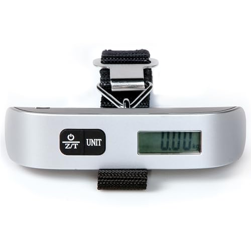 DOMO DO9090W Kofferwaage/Gepäckwaage mit LCD-Display - bis 50 kg - Silber DOMO DO9090W Kofferwaage/Gepäckwaage mit LCD-Display - bis 50 kg - Silber von Domo