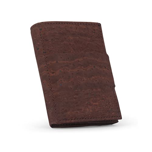DONBOLSO Wallet NextGen Korkleder I Slim Wallet mit Münzfach I Geldbeutel mit RFID Schutz I Kartenetui bis 11 Karten I Mini Portemonnaie für Herren und Damen I Geldbörse I Kork Braun DONBOLSO Wallet NextGen Korkleder I Slim Wallet mit Münzfach I Geldbeutel mit RFID Schutz I Kartenetui bis 11 Karten I Mini Portemonnaie für Herren und Damen I Geldbörse I Kork Braun von DONBOLSO