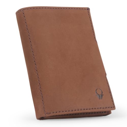 DONBOLSO Wallet NextGen Leder - Slim Wallet ohne Münzfach - Geldbeutel mit RFID Schutz I Kartenetui bis 11 Karten - Mini Portemonnaie für Herren und Damen - Geldbörse - Braun Vintage DONBOLSO Wallet NextGen Leder - Slim Wallet ohne Münzfach - Geldbeutel mit RFID Schutz I Kartenetui bis 11 Karten - Mini Portemonnaie für Herren und Damen - Geldbörse - Braun Vintage von DONBOLSO