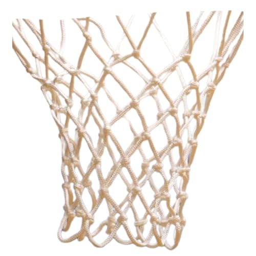 Basketballnetz, wetterfest Basketball Ballnetz, aus Nylon, 12 schlaufen passend für Standard Basketballkörbe, Netz ca. 4 mm weiß Basketballnetz, wetterfest Basketball Ballnetz, aus Nylon, 12 schlaufen passend für Standard Basketballkörbe, Netz ca. 4 mm weiß von DONET