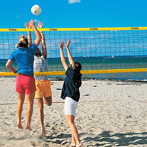 DONET Beach-Volleyball-Netz, Training & Freizeit 8,5 x 1,0 m, PVC-Einfassung gelb 75 mm DONET Beach-Volleyball-Netz, Training & Freizeit 8,5 x 1,0 m, PVC-Einfassung gelb 75 mm von DONET