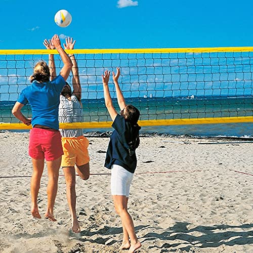 DONET Beach-Volleyball-Netz, Turnier & Freizeit, ca. 3 mm, 9,5 x 1,0 m von DONET