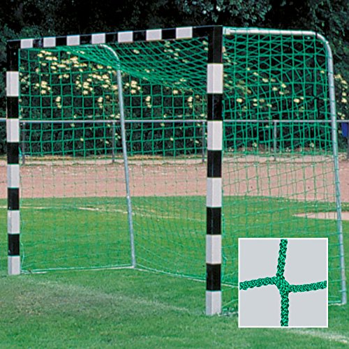 Handballtornetz/Kleinfeld 3,1 x 2,1 m Tiefe Oben 0,80 / unten 1,00 m, PP 4 mm ø, grün von DONET