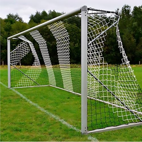 Fußball Jugend Tornetz Fußballtornetz 5,15 m x 2,05 m Tiefe Oben 0,80 m/unten 1,50 m Fußballnetz PP 4 mm Farbe Schwarz/Weiß Knotenlos Fußball Jugend Tornetz Fußballtornetz 5,15 m x 2,05 m Tiefe Oben 0,80 m/unten 1,50 m Fußballnetz PP 4 mm Farbe Schwarz/Weiß Knotenlos von DONET