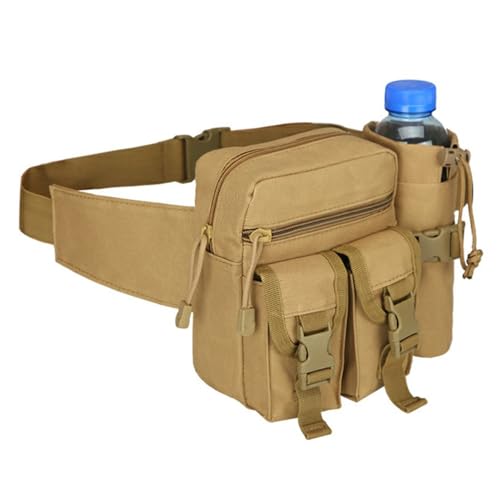DONGKER Bauchtasche mit Flaschenhalter, Taktische Hüfttasche Wasserdicht Gürteltasche mit Wasserflasche Halter für Damen Herren Wandern Laufen Camping Trekking Radfahren DONGKER Bauchtasche mit Flaschenhalter, Taktische Hüfttasche Wasserdicht Gürteltasche mit Wasserflasche Halter für Damen Herren Wandern Laufen Camping Trekking Radfahren von DONGKER