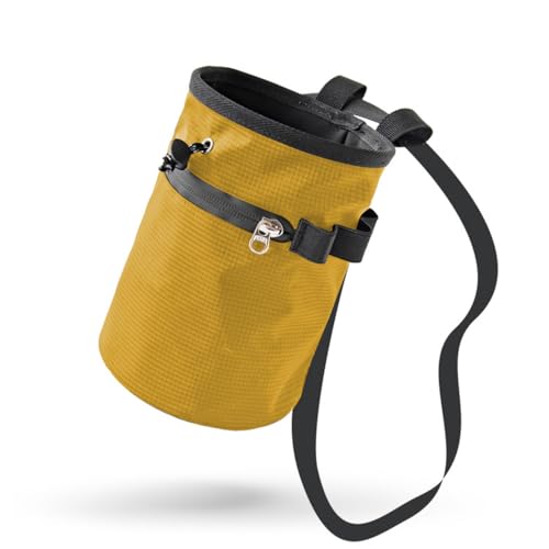 Chalkbag, 1 Stuck Klettern Kreidebeutel, Rock Klettern Chalkbag Magnesiasack mit Kordelzug und verstellbaren Gürtel zum Sportklettern, Gymnastik, Gewichtheben Chalkbag, 1 Stuck Klettern Kreidebeutel, Rock Klettern Chalkbag Magnesiasack mit Kordelzug und verstellbaren Gürtel zum Sportklettern, Gymnastik, Gewichtheben von DONGKER