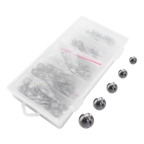 DONGKER Angelblei Set, 100 Stück Angeln Klemmblei, 5 Größen, Abnehmbare Angel Bleischrot Sortiment für Angeln Köder, Hecht, Posenangeln DONGKER Angelblei Set, 100 Stück Angeln Klemmblei, 5 Größen, Abnehmbare Angel Bleischrot Sortiment für Angeln Köder, Hecht, Posenangeln von DONGKER