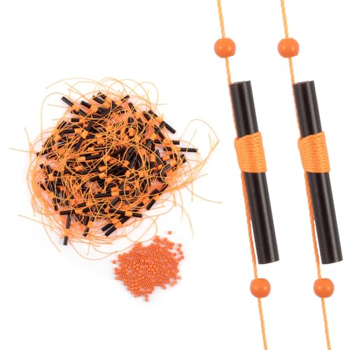 DONGKER Angeln Fadenstoper, 100 Stück Angeln Posen Stopper mit Perlen, Angeln Schnurstopper Posenstopper für Angelschnur oder Crappie-Angeln im Salzwasser DONGKER Angeln Fadenstoper, 100 Stück Angeln Posen Stopper mit Perlen, Angeln Schnurstopper Posenstopper für Angelschnur oder Crappie-Angeln im Salzwasser von DONGKER