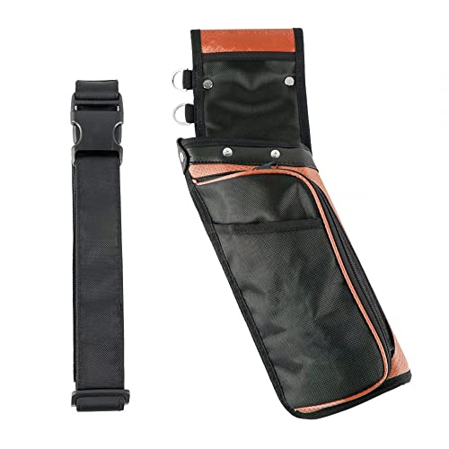 DONGKER Bogenschießen-Feldköcher, rutschfest Pfeilköcher, Mehrschichtiges Design Köchertasche mit Nylongürtel für Compoundbogen-Recurvebogen-Feldbogenschießen DONGKER Bogenschießen-Feldköcher, rutschfest Pfeilköcher, Mehrschichtiges Design Köchertasche mit Nylongürtel für Compoundbogen-Recurvebogen-Feldbogenschießen von DONGKER