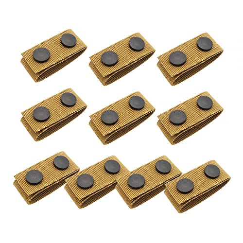 DONGKER Duty Belt Keeper, Taktischer Nylon Gürtelhalter,Gürtel Keeper mit Doppelten Druckknöpfen für 2-2,25" Gürtel DONGKER Duty Belt Keeper, Taktischer Nylon Gürtelhalter,Gürtel Keeper mit Doppelten Druckknöpfen für 2-2,25" Gürtel von DONGKER