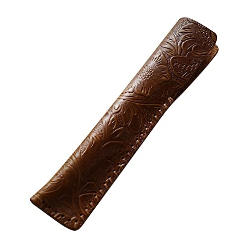 DONGKER Etui Stifte, 1 Stuck Leder Stift-Etui, 165mm Lange, Retro Federtasche Stiftetui Schutzhülle für Kugelschreiber, Eingabestift-Stift, Stylus Touch Pen DONGKER Etui Stifte, 1 Stuck Leder Stift-Etui, 165mm Lange, Retro Federtasche Stiftetui Schutzhülle für Kugelschreiber, Eingabestift-Stift, Stylus Touch Pen von DONGKER
