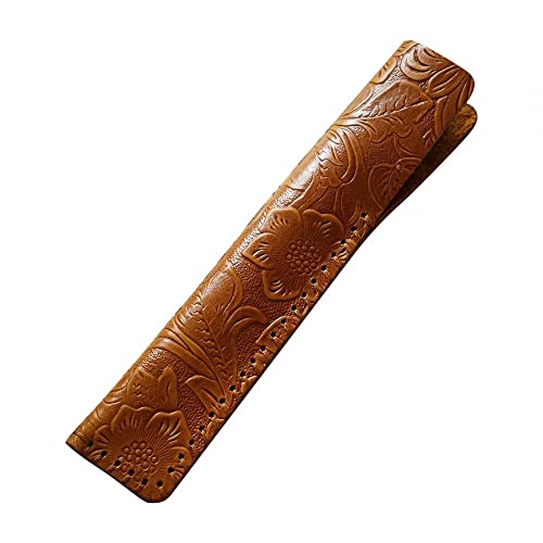DONGKER Etui Stifte, 1 Stuck Leder Stift-Etui, 165mm Lange, Retro Federtasche Stiftetui Schutzhülle für Kugelschreiber, Eingabestift-Stift, Stylus Touch Pen DONGKER Etui Stifte, 1 Stuck Leder Stift-Etui, 165mm Lange, Retro Federtasche Stiftetui Schutzhülle für Kugelschreiber, Eingabestift-Stift, Stylus Touch Pen von DONGKER