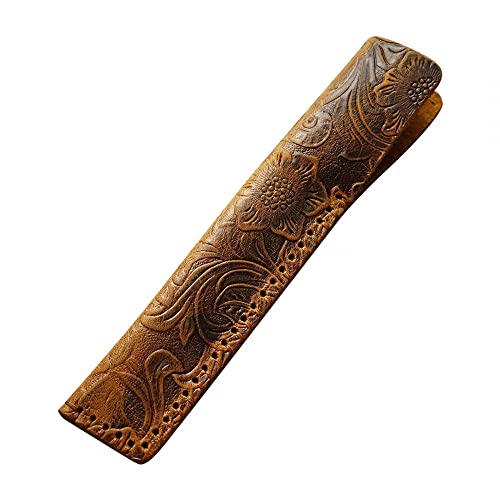 DONGKER Etui Stifte, 1 Stuck Leder Stift-Etui, 165mm Lange, Retro Federtasche Stiftetui Schutzhülle für Kugelschreiber, Eingabestift-Stift, Stylus Touch Pen DONGKER Etui Stifte, 1 Stuck Leder Stift-Etui, 165mm Lange, Retro Federtasche Stiftetui Schutzhülle für Kugelschreiber, Eingabestift-Stift, Stylus Touch Pen von DONGKER