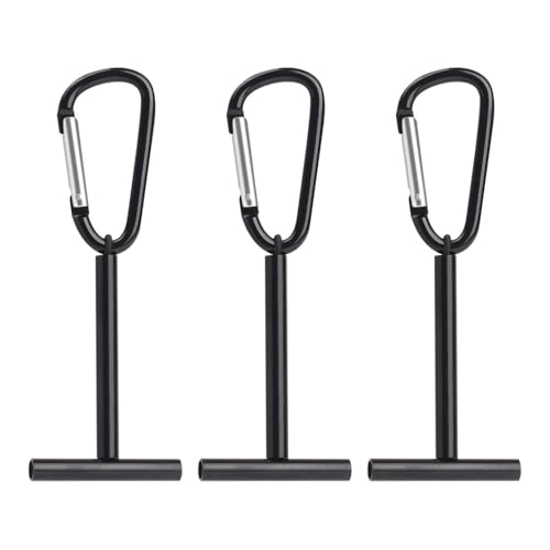 DONGKER Fly Tippet Holder, 3 Stück Edelstahl Spulenhalter, T-Form Spitzenhalter Vorfachspulenhalter zum Ausgeben von Vorfächern und Tippets DONGKER Fly Tippet Holder, 3 Stück Edelstahl Spulenhalter, T-Form Spitzenhalter Vorfachspulenhalter zum Ausgeben von Vorfächern und Tippets von DONGKER