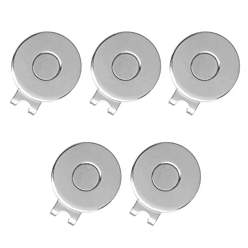 DONGKER Golf Cap Clip, 5 Stück Golfballmarker Hutclip, Magnetisch Golf Ballmarkierer Hutkappen-Clips für Golfhandschuhe Hut Taschen Kappen Visier DONGKER Golf Cap Clip, 5 Stück Golfballmarker Hutclip, Magnetisch Golf Ballmarkierer Hutkappen-Clips für Golfhandschuhe Hut Taschen Kappen Visier von DONGKER