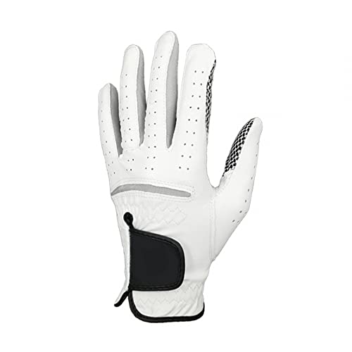 DONGKER Golfhandschuh,rutschfest PU-Leder Golfhandschuhe,Einstellbar Handschuh für Herren Linke/Rechte Hand DONGKER Golfhandschuh,rutschfest PU-Leder Golfhandschuhe,Einstellbar Handschuh für Herren Linke/Rechte Hand von DONGKER