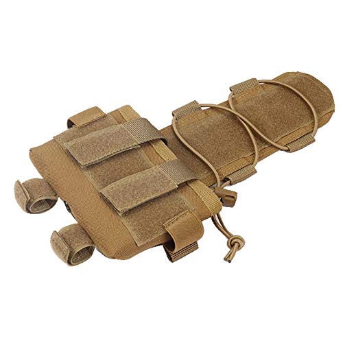 DONGKER Tactical Helmet Battery Pouch, Taktische Helm Batterietasche Ausgleichsgewicht Tasche MK2 Gegengewicht Tasche Airsoft für Schießen Radfahren Wandern Camping von DONGKER