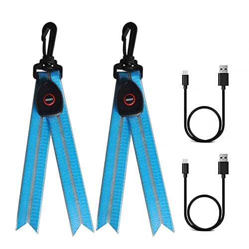 DONGKER LED Blinklicht Rucksack,4Pcs USB Aufladbar Reflektierend Anhänger, Wasserdicht Sicherheitslicht für Rucksack, Nachtlauf, Bergsteigen, Radfahrer DONGKER LED Blinklicht Rucksack,4Pcs USB Aufladbar Reflektierend Anhänger, Wasserdicht Sicherheitslicht für Rucksack, Nachtlauf, Bergsteigen, Radfahrer von DONGKER
