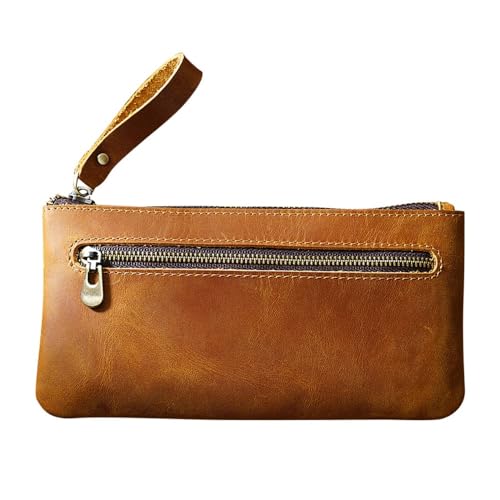 DONGKER Leder Federmäppchen, große Kapazität Federmappe, Modernes Vintage Federtasche mit Reißverschluss für Erwachsene und Studenten, 4.3"x8.1" DONGKER Leder Federmäppchen, große Kapazität Federmappe, Modernes Vintage Federtasche mit Reißverschluss für Erwachsene und Studenten, 4.3"x8.1" von DONGKER