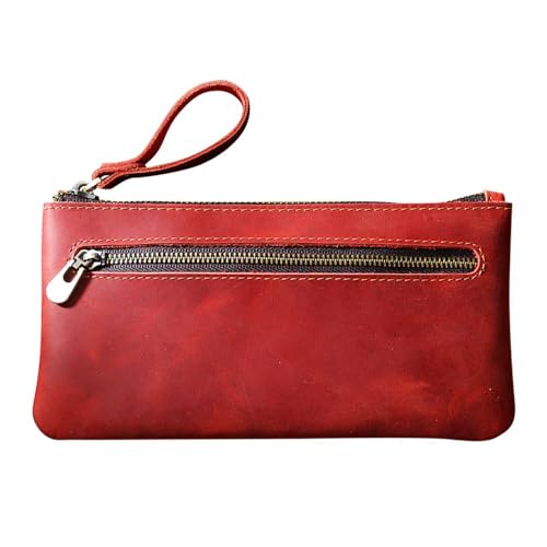 DONGKER Leder Federmäppchen, große Kapazität Federmappe, Modernes Vintage Federtasche mit Reißverschluss für Erwachsene und Studenten, 4.3"x8.1" DONGKER Leder Federmäppchen, große Kapazität Federmappe, Modernes Vintage Federtasche mit Reißverschluss für Erwachsene und Studenten, 4.3"x8.1" von DONGKER