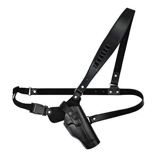 DONGKER Leder Schulterholster, Verdeckte Pistolenhalfter, Tactical Concealment Gun Holster mit 7 Einschussloch fur G17,G19,G20,G22,G23,M9,92F,M9A1,M1911,P220,P226,P227,P320,M9A1,M9A3,FN57 DONGKER Leder Schulterholster, Verdeckte Pistolenhalfter, Tactical Concealment Gun Holster mit 7 Einschussloch fur G17,G19,G20,G22,G23,M9,92F,M9A1,M1911,P220,P226,P227,P320,M9A1,M9A3,FN57 von DONGKER