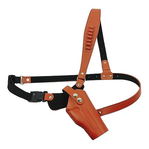 DONGKER Leder Schulterholster, Verdeckte Pistolenhalfter, Tactical Concealment Gun Holster mit 7 Einschussloch fur G17,G19,G20,G22,G23,M9,92F,M9A1,M1911,P220,P226,P227,P320,M9A1,M9A3,FN57 DONGKER Leder Schulterholster, Verdeckte Pistolenhalfter, Tactical Concealment Gun Holster mit 7 Einschussloch fur G17,G19,G20,G22,G23,M9,92F,M9A1,M1911,P220,P226,P227,P320,M9A1,M9A3,FN57 von DONGKER