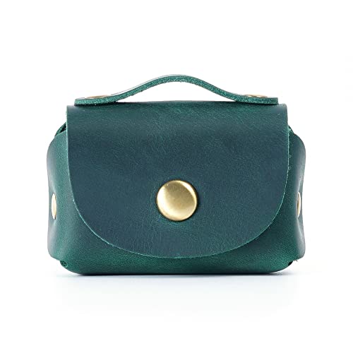 DONGKER Mini Geldbörse Damen, Vintage Klein Leder Münzbörsen, Multi-Funktions Frauen Geldbeutel mit Metallschnalle für Münzen, Schlüssel, Karten, Datenkabel DONGKER Mini Geldbörse Damen, Vintage Klein Leder Münzbörsen, Multi-Funktions Frauen Geldbeutel mit Metallschnalle für Münzen, Schlüssel, Karten, Datenkabel von DONGKER