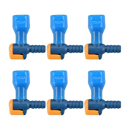 DONGKER On/Off Bite Valve, 6pcs ON-Off Switch Bite Valve Tube Nozzle Ersatzzubehör für Hydration Pack Bladder, Austauschteil für Mundstück DONGKER On/Off Bite Valve, 6pcs ON-Off Switch Bite Valve Tube Nozzle Ersatzzubehör für Hydration Pack Bladder, Austauschteil für Mundstück von DONGKER