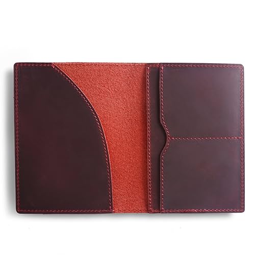 DONGKER Reisepass Organizer, Doppelte Reisepasshülle aus Leder, bietet Platz für bis zu 6 Karten Plus gefaltete Geldscheine, für Damen und Herren DONGKER Reisepass Organizer, Doppelte Reisepasshülle aus Leder, bietet Platz für bis zu 6 Karten Plus gefaltete Geldscheine, für Damen und Herren von DONGKER