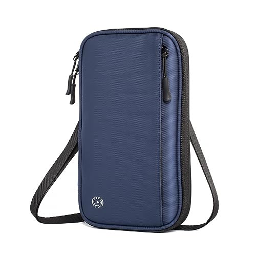 DONGKER Reisepass Tasche, Wasserdicht Reiseunterlagen Organizer, Familie Reiseorganizer mit RFID-Blocker und Schultergurt für Damen und Herren DONGKER Reisepass Tasche, Wasserdicht Reiseunterlagen Organizer, Familie Reiseorganizer mit RFID-Blocker und Schultergurt für Damen und Herren von DONGKER