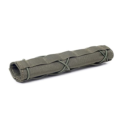 DONGKER Schalldämpferabdeckung, Tactical Schalldämpferhülle, Airsoft Suppressor Cover für Rifle Moderator Outdoor Paintball Protective von DONGKER