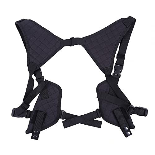 Verdecktes Schulterholster, Vertikal Pistolenholster, Verstellbar Nylon-Schulter Kreuzgurt für die meisten Handfeuerwaffen oder Pistolen Verdecktes Schulterholster, Vertikal Pistolenholster, Verstellbar Nylon-Schulter Kreuzgurt für die meisten Handfeuerwaffen oder Pistolen von DONGKER