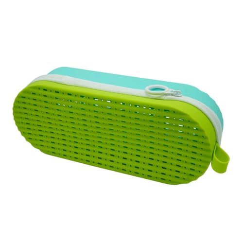 DONGKER Schwimmbrillen-Etui, Silikon Swim Brillenetui, Schutzhülle Brillenetui mit Abflusslöchern und Reißverschluss für Schwimmbrillen, Sonnenbrillen DONGKER Schwimmbrillen-Etui, Silikon Swim Brillenetui, Schutzhülle Brillenetui mit Abflusslöchern und Reißverschluss für Schwimmbrillen, Sonnenbrillen von DONGKER