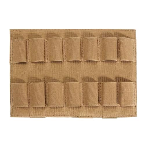 DONGKER Shotgun Shell Panel, 14 Runde Schrotflinten Halter Tasche, Tactical Molle Cartridge Shell Holder für Outdoor-Taktiken, Jagdaktivitäten, Schießtraining DONGKER Shotgun Shell Panel, 14 Runde Schrotflinten Halter Tasche, Tactical Molle Cartridge Shell Holder für Outdoor-Taktiken, Jagdaktivitäten, Schießtraining von DONGKER