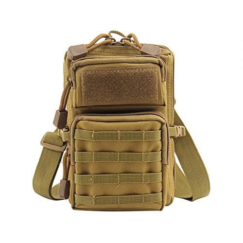 DONGKER Molle Gürteltasche, Taktisch Utility Umhängende Tasche, Militär Kompakt Hüfttaschen mit Verstellbar Schultergurt für Camping Wandern Radfahren Klettern und Reisen DONGKER Molle Gürteltasche, Taktisch Utility Umhängende Tasche, Militär Kompakt Hüfttaschen mit Verstellbar Schultergurt für Camping Wandern Radfahren Klettern und Reisen von DONGKER
