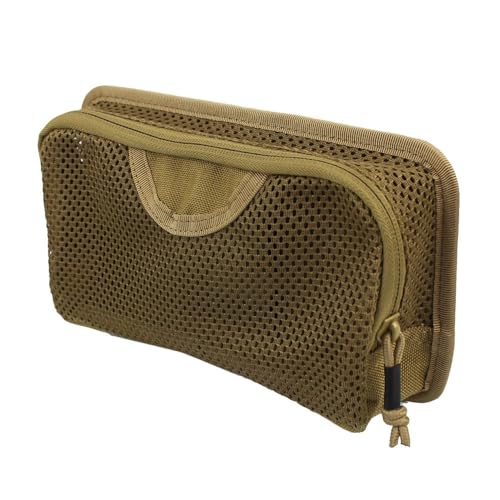 DONGKER Taktische Mesh-Reißverschlusstasche, EDC Aufbewahrungstasche, Modularer Einsatz-Panel-Organizer mit Hakenverschlüssen für Rucksack-Taschen-Zubehör DONGKER Taktische Mesh-Reißverschlusstasche, EDC Aufbewahrungstasche, Modularer Einsatz-Panel-Organizer mit Hakenverschlüssen für Rucksack-Taschen-Zubehör von DONGKER