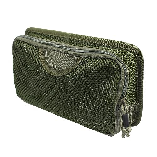 DONGKER Taktische Mesh-Reißverschlusstasche, EDC Aufbewahrungstasche, Modularer Einsatz-Panel-Organizer mit Hakenverschlüssen für Rucksack-Taschen-Zubehör DONGKER Taktische Mesh-Reißverschlusstasche, EDC Aufbewahrungstasche, Modularer Einsatz-Panel-Organizer mit Hakenverschlüssen für Rucksack-Taschen-Zubehör von DONGKER