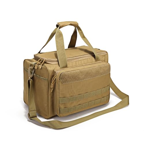 DONGKER Range Bag, Taktisch groß Einsatztasche, Pistol Shooting Range Reisetasche Waffentasche fürJagd Schießstand Sport von DONGKER
