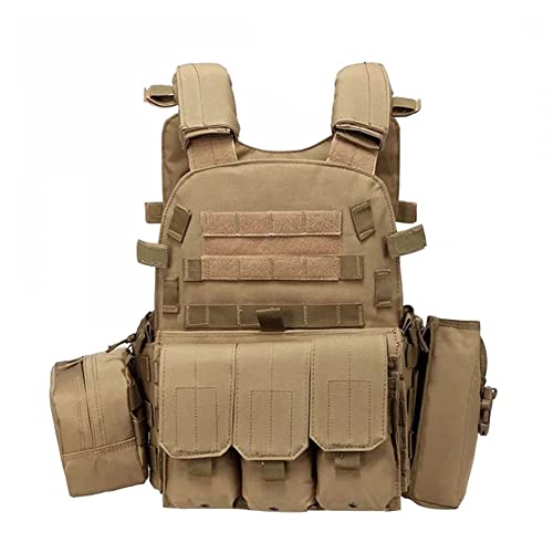DONGKER Taktische Weste, Military Einsatzweste Einstellbare Molle Softair Weste für Jagdtraining, Überlebensspiel DONGKER Taktische Weste, Military Einsatzweste Einstellbare Molle Softair Weste für Jagdtraining, Überlebensspiel von DONGKER